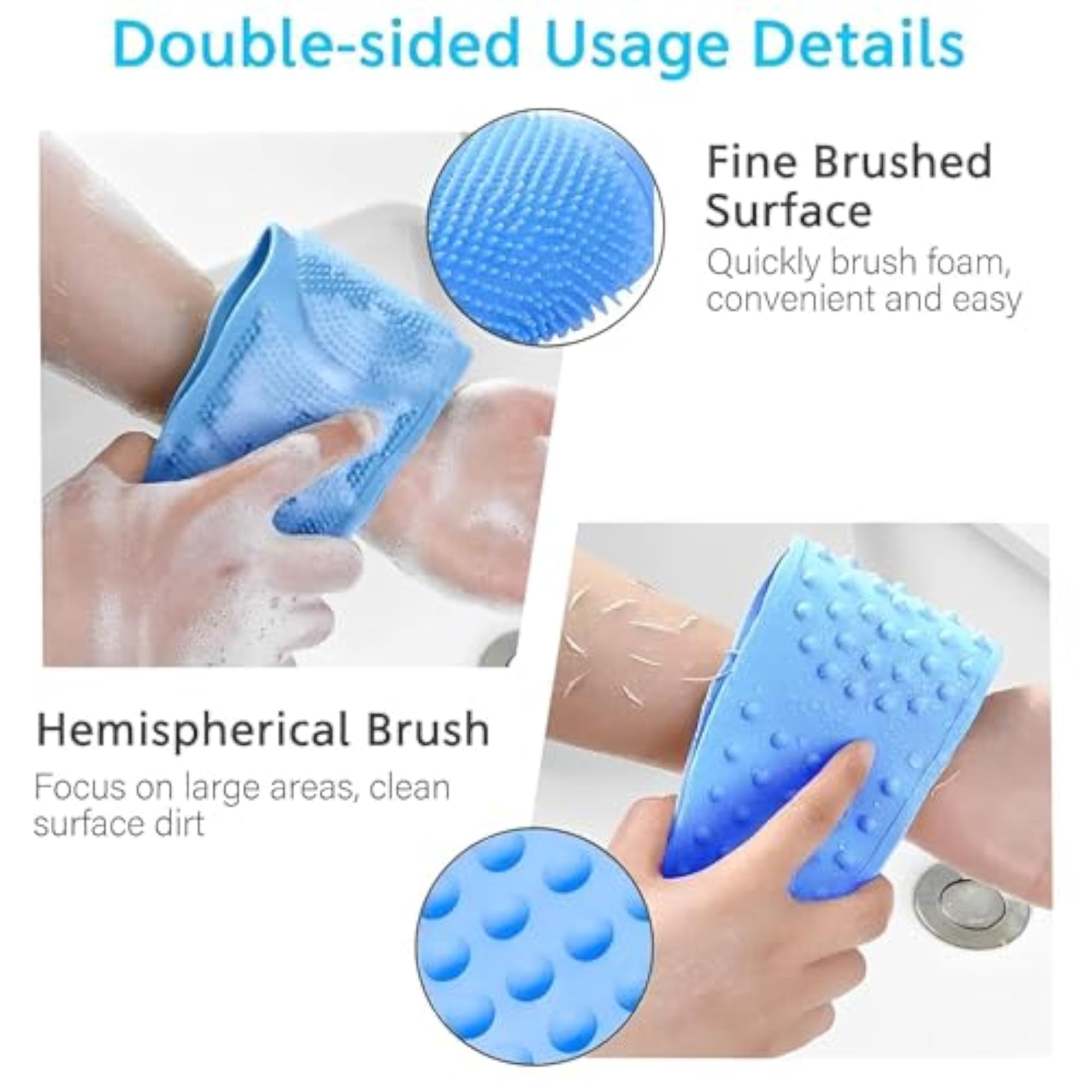 Silicone Brightening Soft Cleaning Body Bath Brush